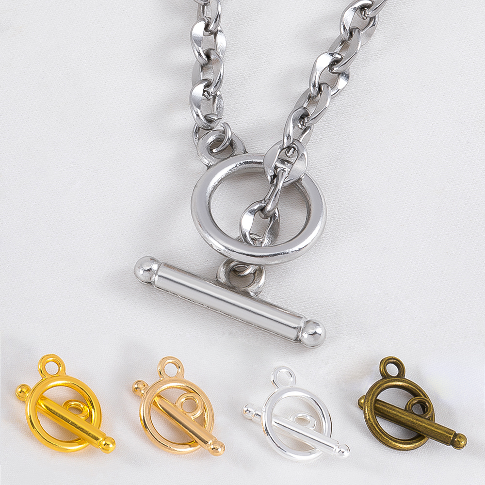Jewelry Making Articles - 10Sets/lot Metal OT Clasps Connectors for