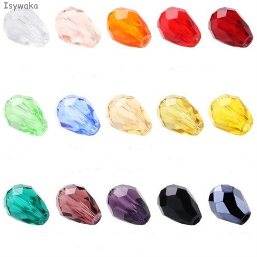 Crystal Bead Mix - Isywaka Teardrop Beads Austria Crystal Beads
