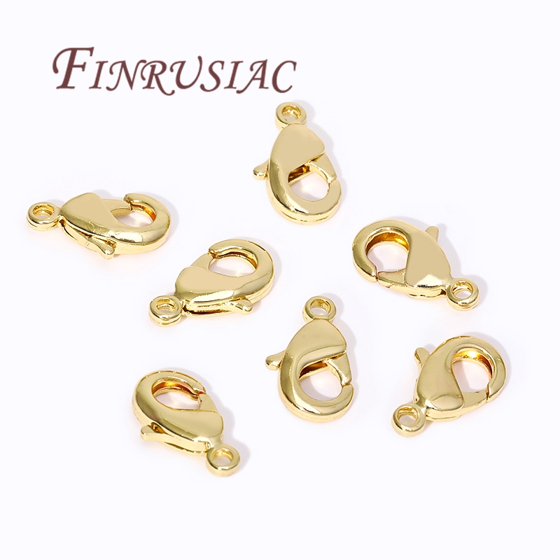 Jewelry Making Articles - 18K Gold Plated Lobster Clasps For