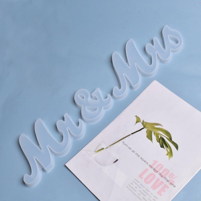 Jewelry Making Tools List - MR&MRS Words Listed Casting Silicone Mould
