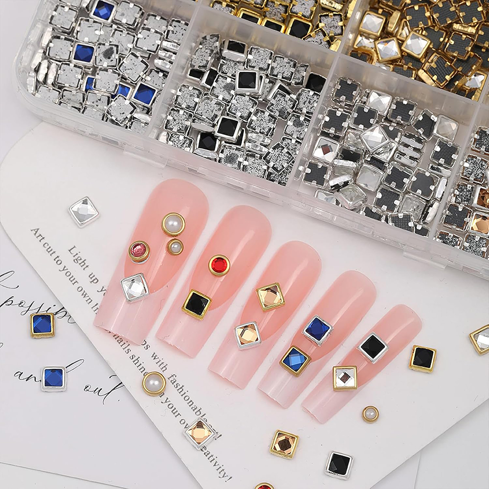 12 Colors Mixed Nail Crystal G - Crystal Bead Mix avis et prix