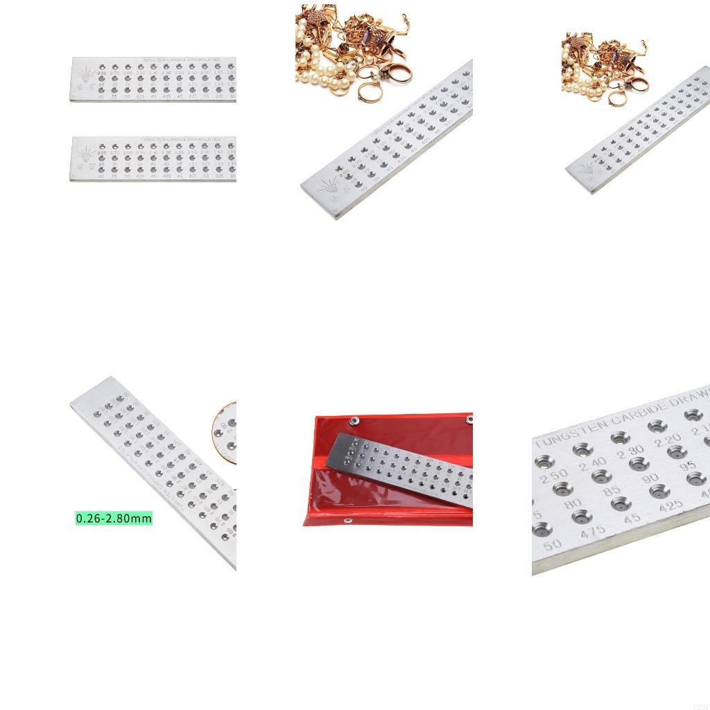 Round Draw Plate for Jewelry M - Jewelry Making Drawing avis et prix