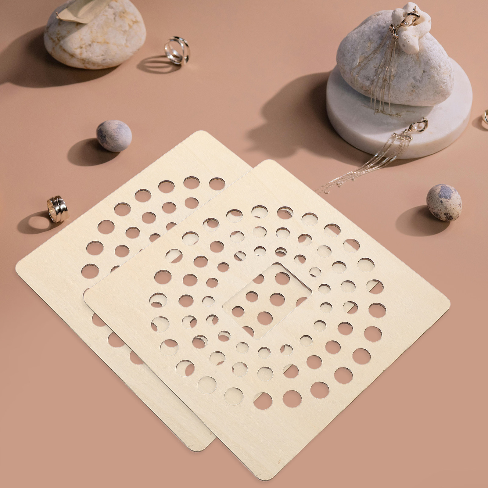 4Pcs Wooden Bead Tray Jewelry  - Jewelry Making Board avis et prix