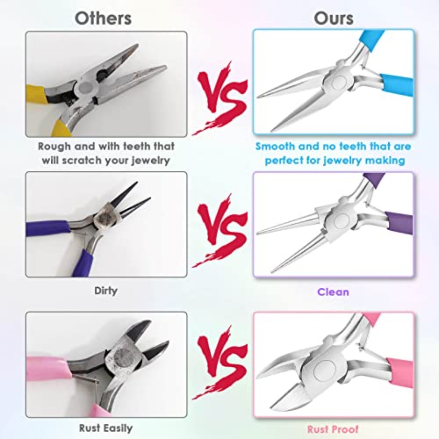 Pliers for Jewelry Making, Jew - Jewelry Making Needle Nose Pliers avis et prix
