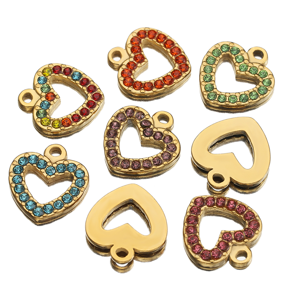 5pcs Mixed Stainless Steel Rhi - Crystal Bead Mix avis et prix