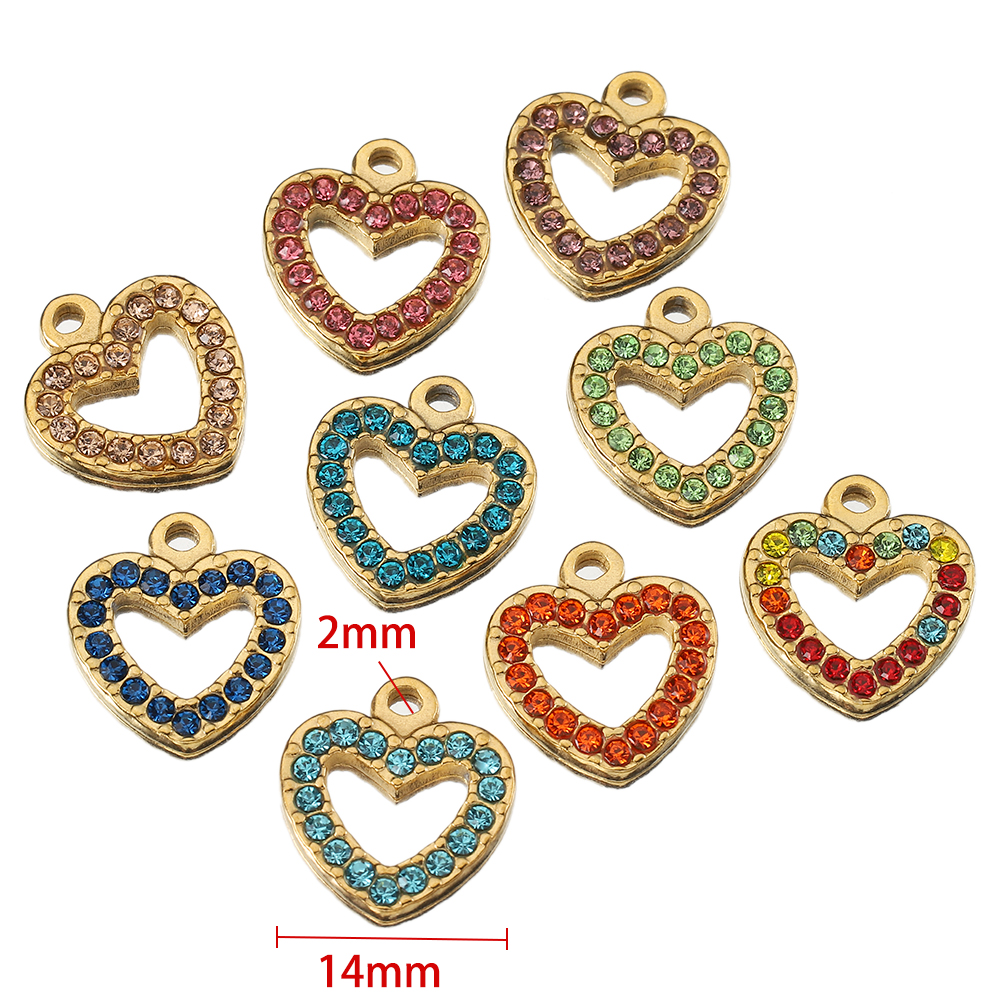 5pcs Mixed Stainless Steel Rhi - Crystal Bead Mix avis et prix