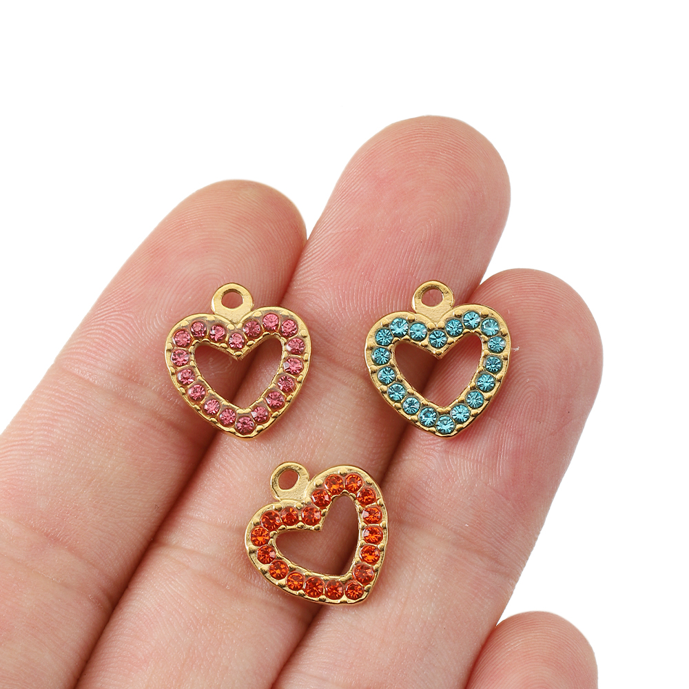 5pcs Mixed Stainless Steel Rhi - Crystal Bead Mix avis et prix