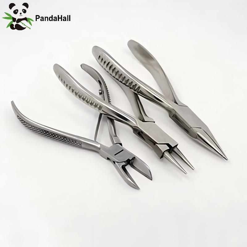 PandaHall 3pcs/set Carbon Stee - Jewelry Making Needle Nose Pliers avis et prix