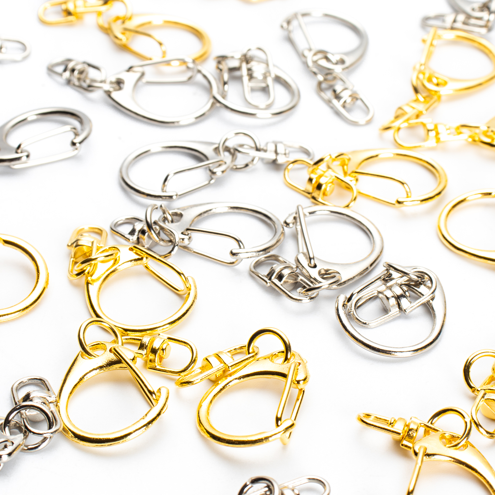 5pcs D Snap Hook Keychain Ring - Jewelry Making Ring Tool avis et prix