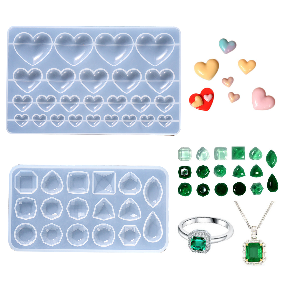 Love Heart Silicone Mold Jewel - Jewelry Making Techniques avis et prix