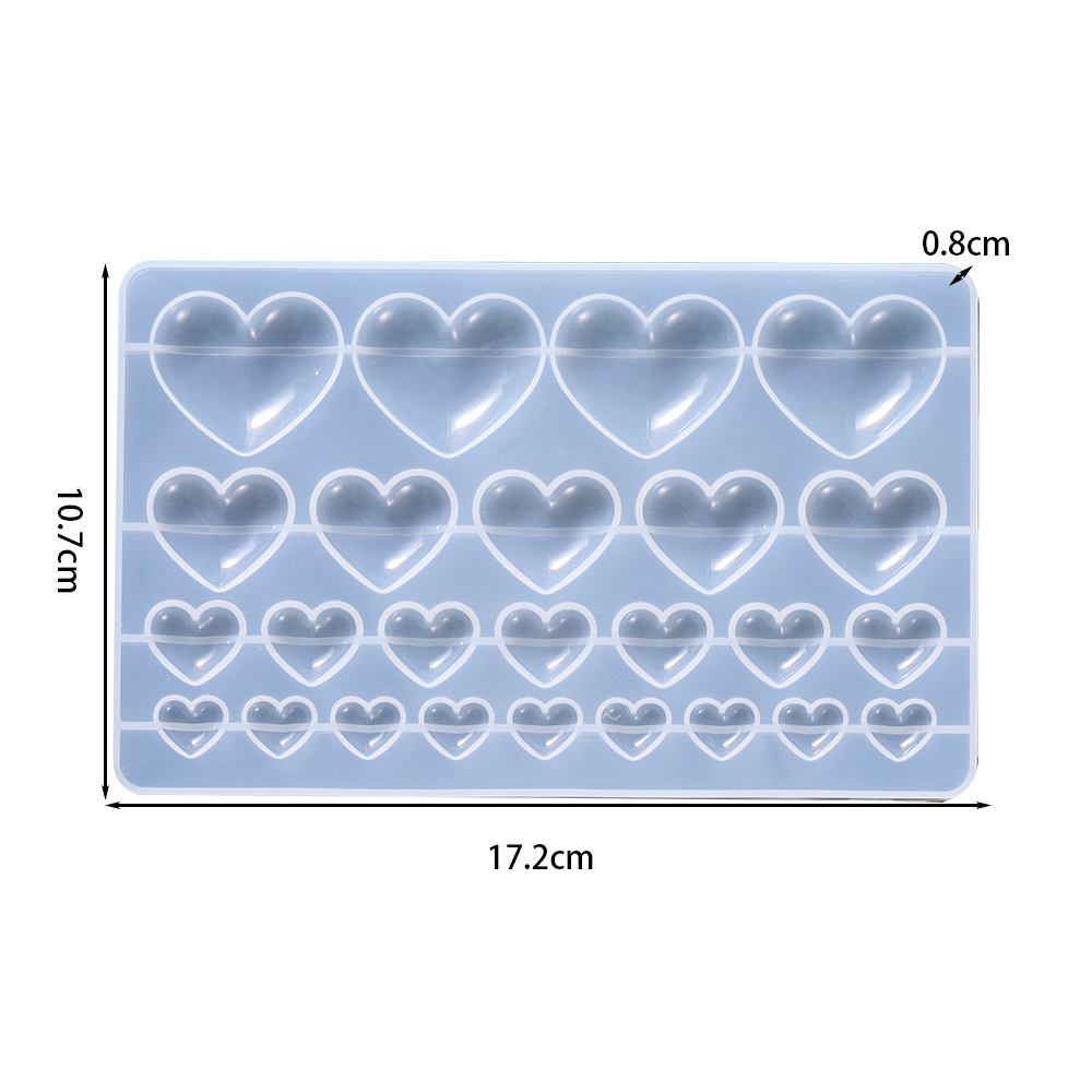 Love Heart Silicone Mold Jewel - Jewelry Making Techniques avis et prix