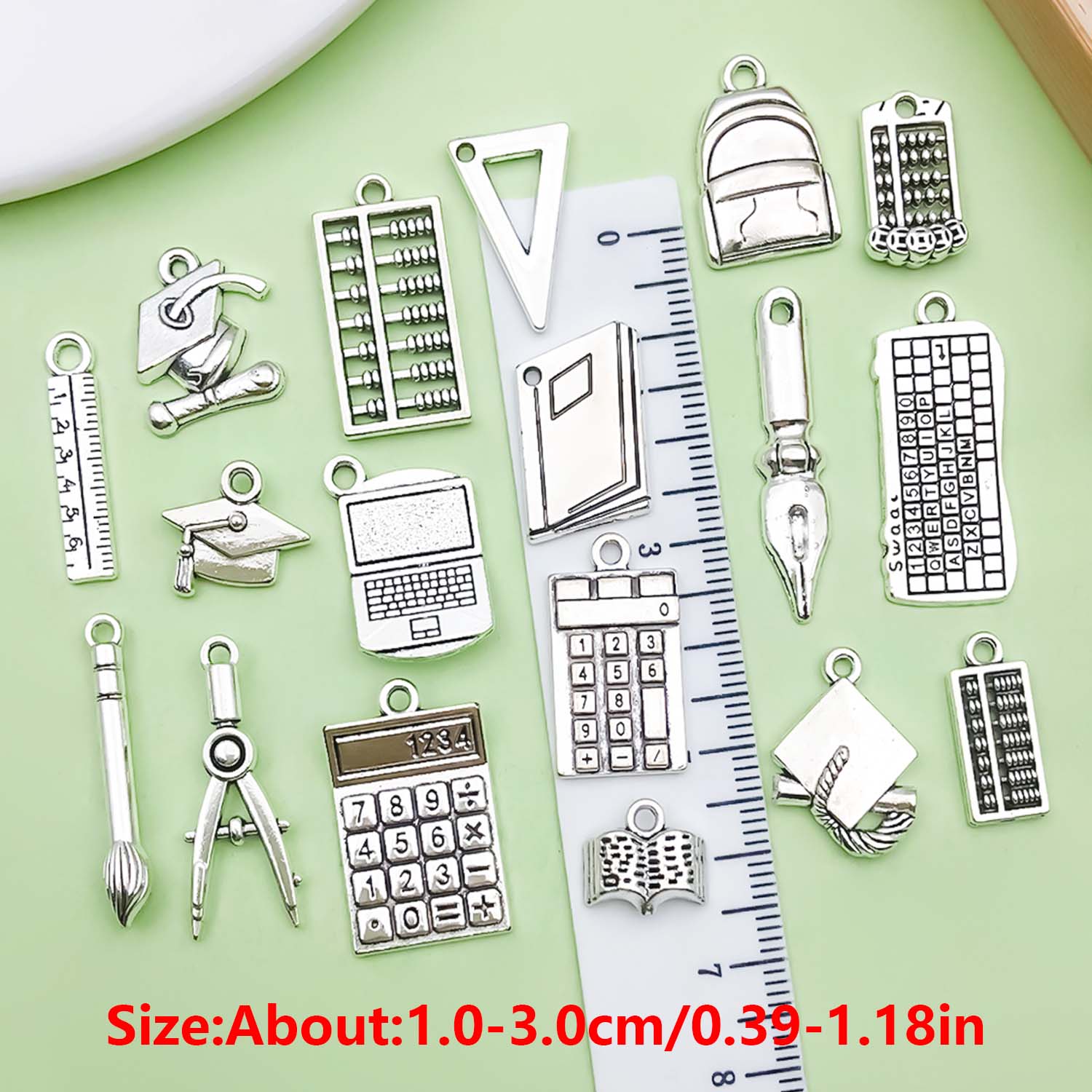 10/20pcs Alloy Ruler, Abacus,  - Jewelry Making Books avis et prix