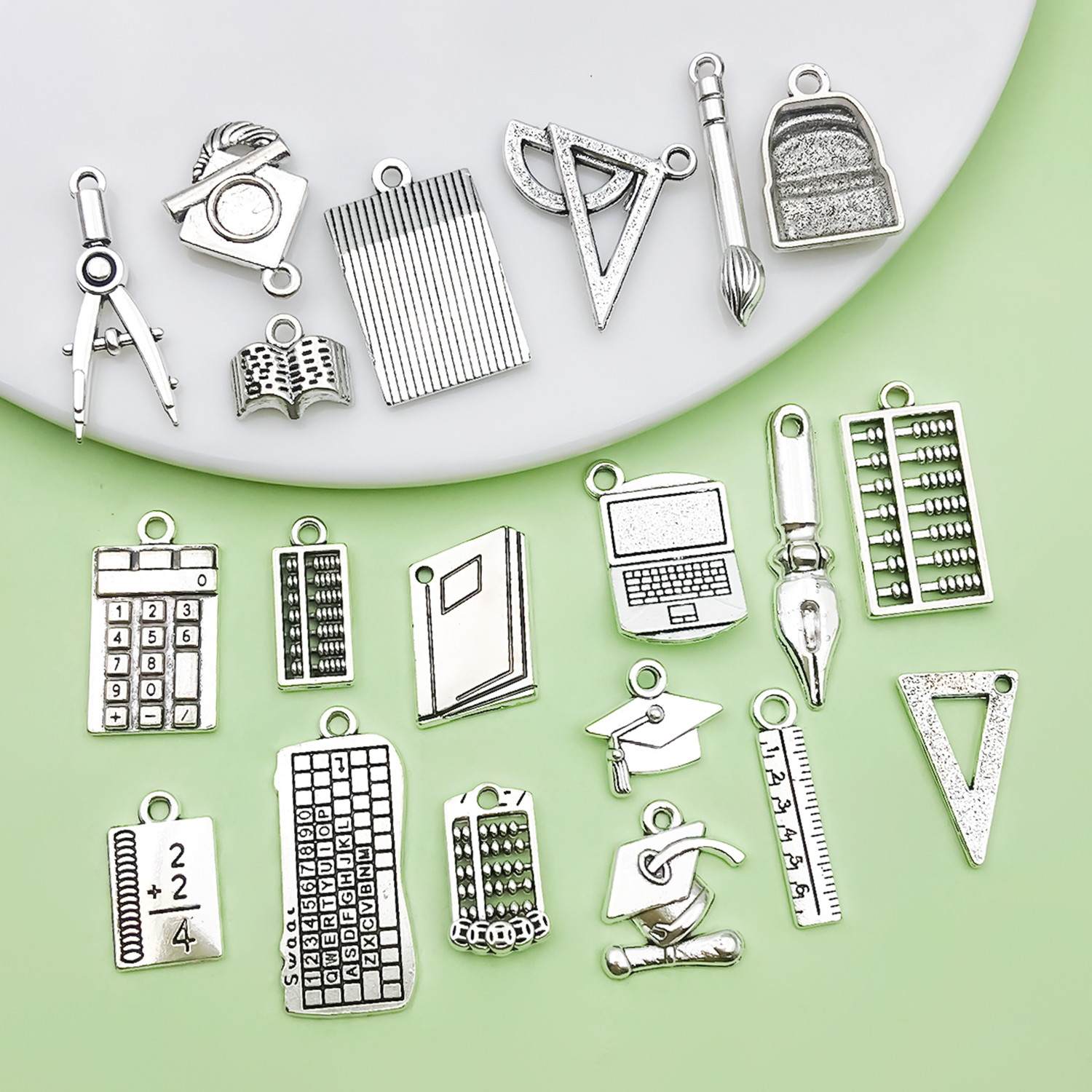 10/20pcs Alloy Ruler, Abacus,  - Jewelry Making Books avis et prix