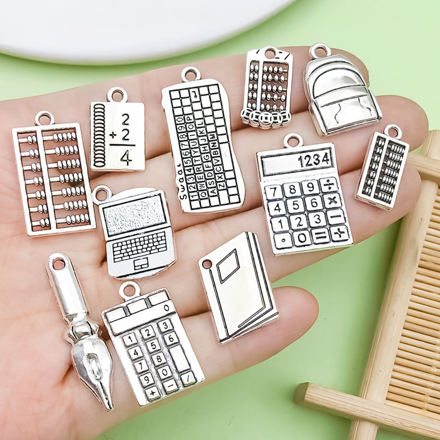 10/20pcs Alloy Ruler, Abacus,  - Jewelry Making Books avis et prix