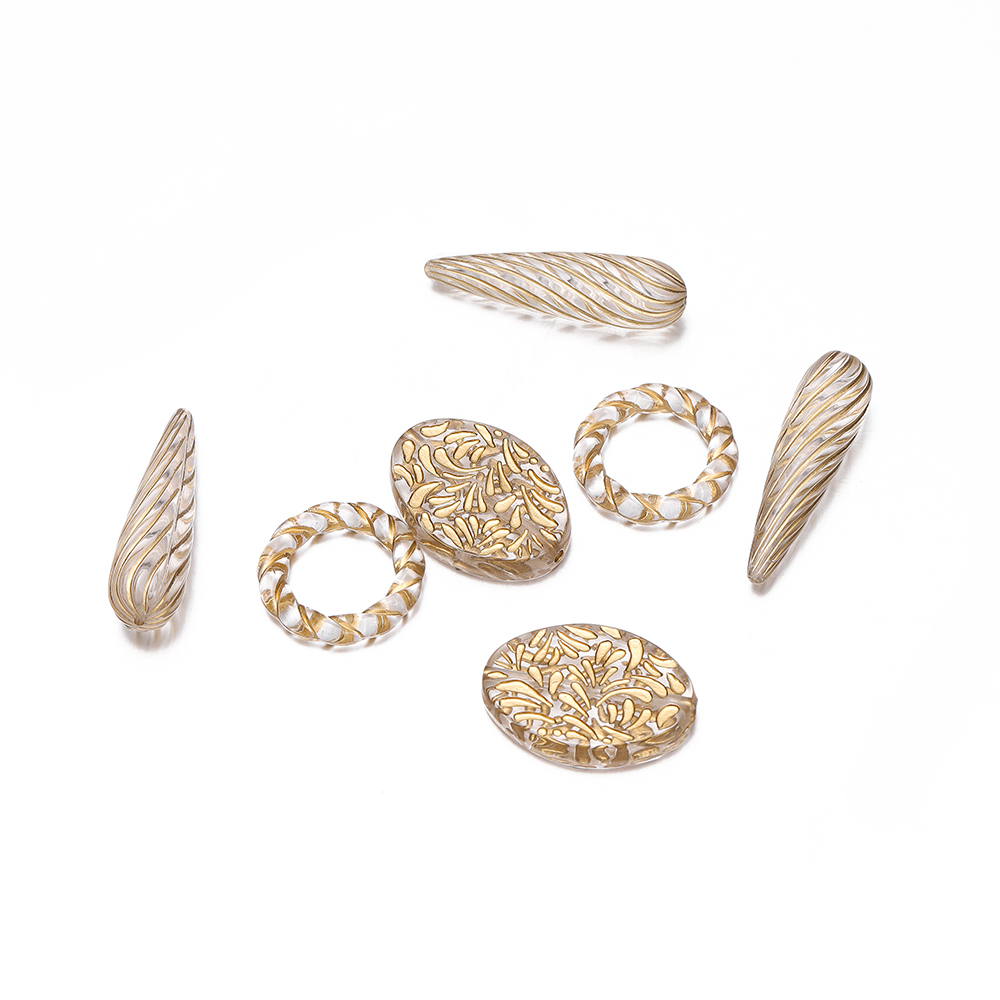 20Pcs Retro Color Drawing Flat - Jewelry Making Drawing avis et prix