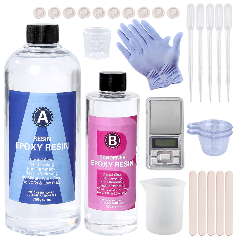 Epoxy Resin Kit Crystal Clear  - Jewelry Making Gloves avis et prix