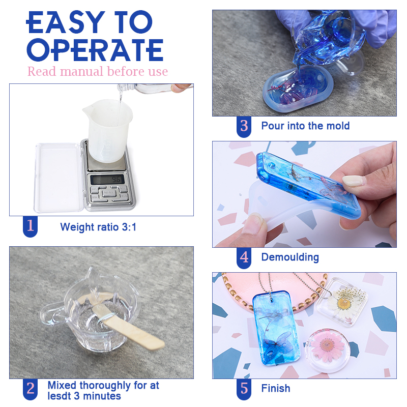 Epoxy Resin Kit Crystal Clear  - Jewelry Making Gloves avis et prix