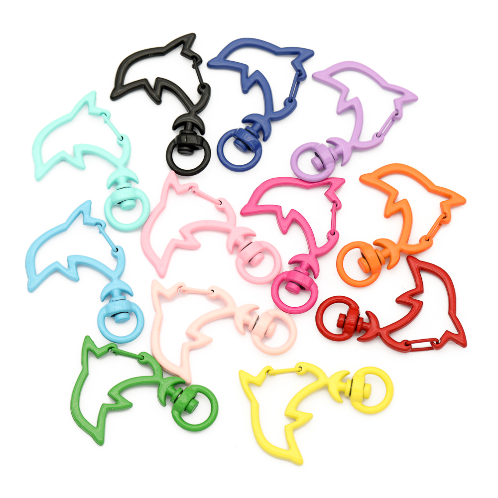 10pcs Candy Colors Metal Dolph - Jewelry Making Articles avis et prix