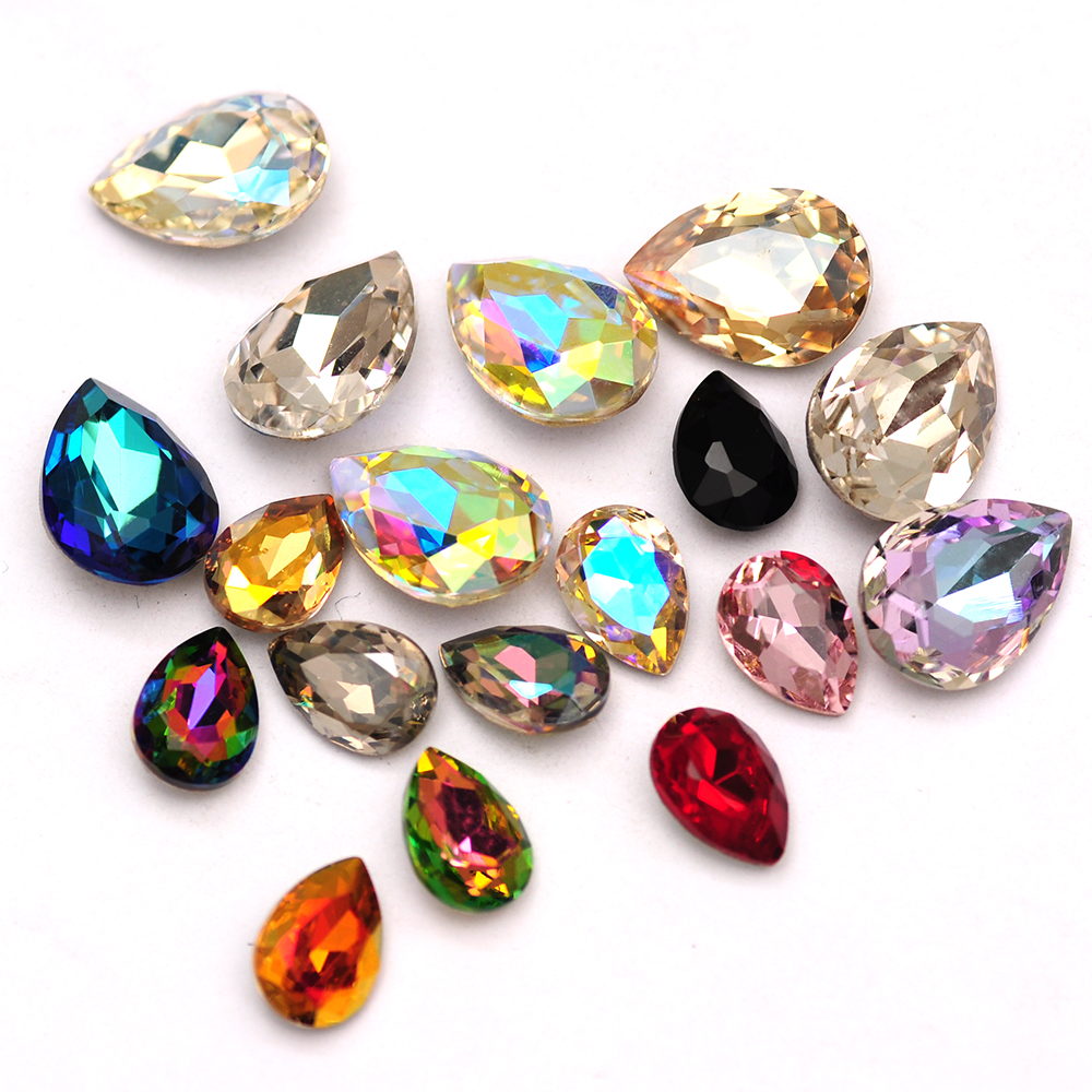 10PCS 4x6mm Pear Crystal Glitt - Crystal Bead Mix avis et prix