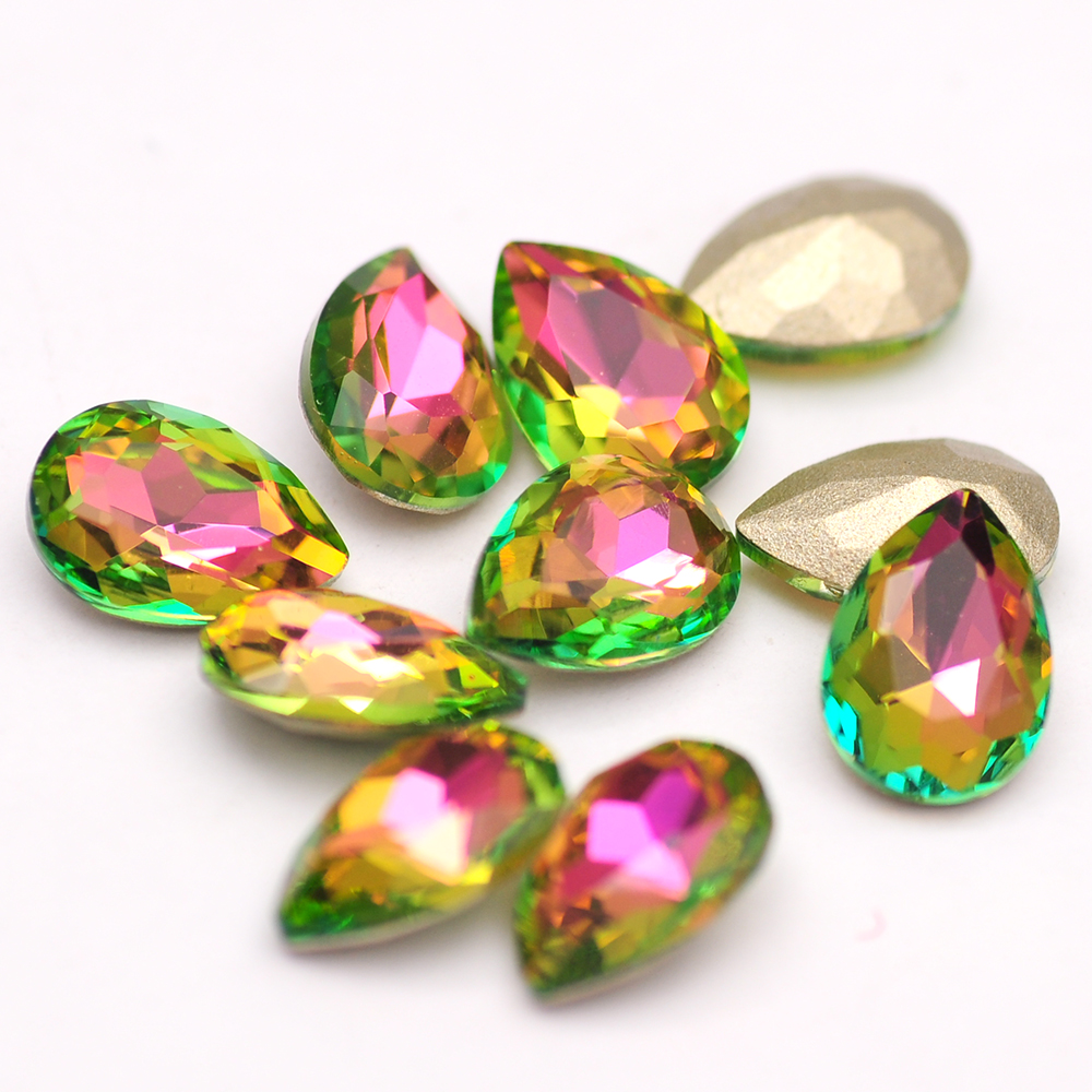 10PCS 4x6mm Pear Crystal Glitt - Crystal Bead Mix avis et prix