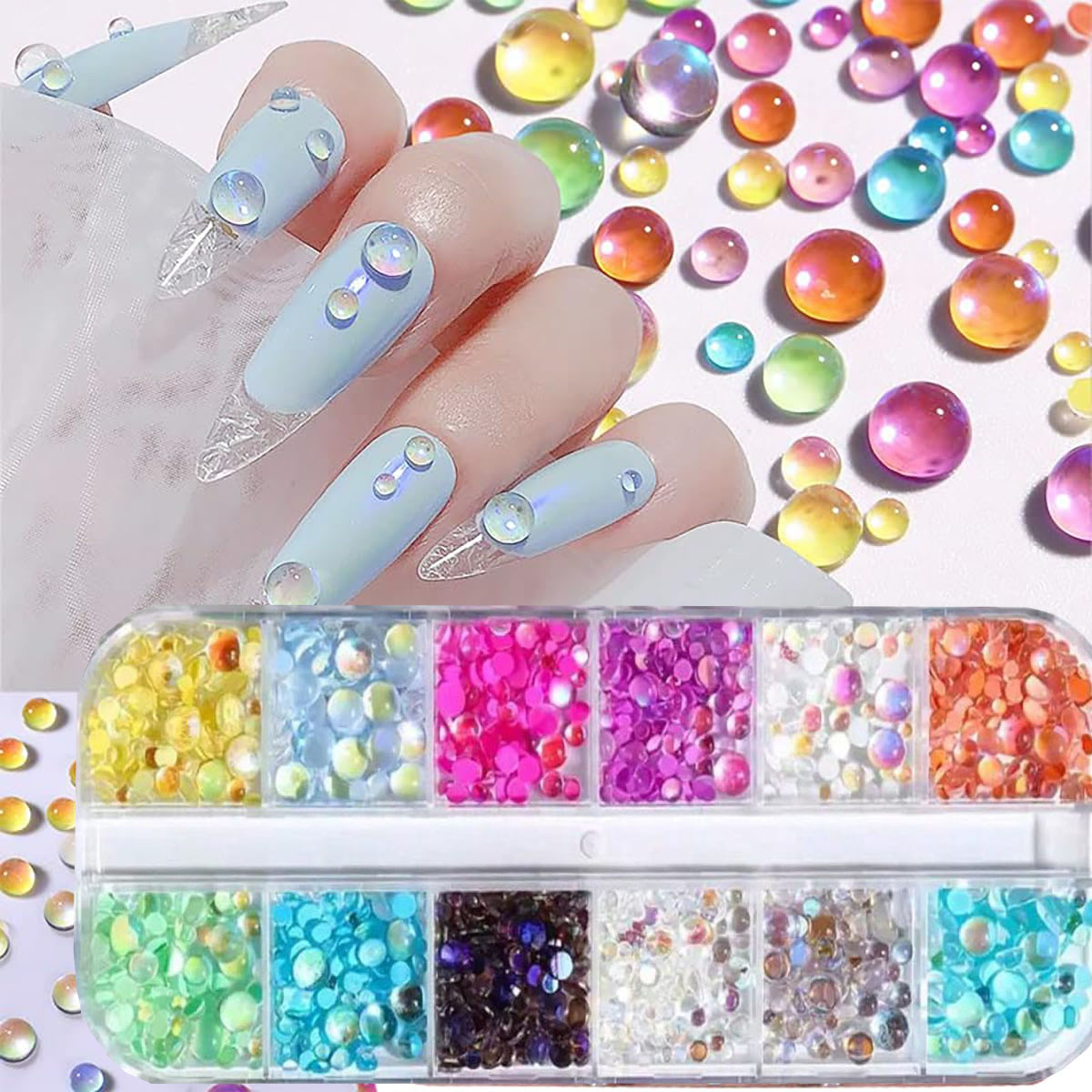 1Box Candy Color Mixed Size Me - Crystal Bead Mix avis et prix