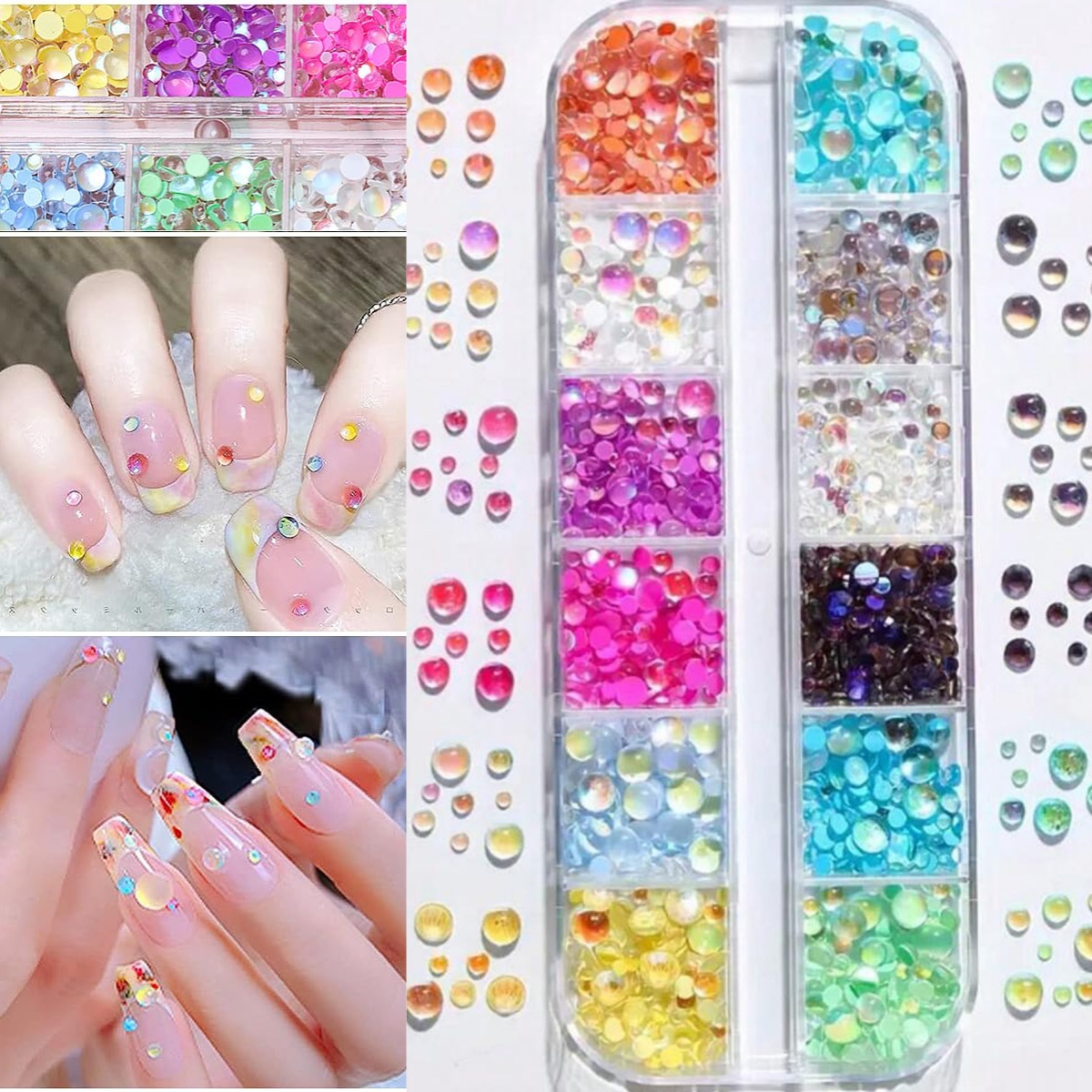 1Box Candy Color Mixed Size Me - Crystal Bead Mix avis et prix