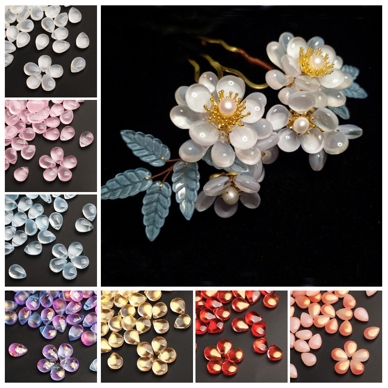 10pcs Flat Teardrop Shape 10x1 - Crystal Bead Mix avis et prix