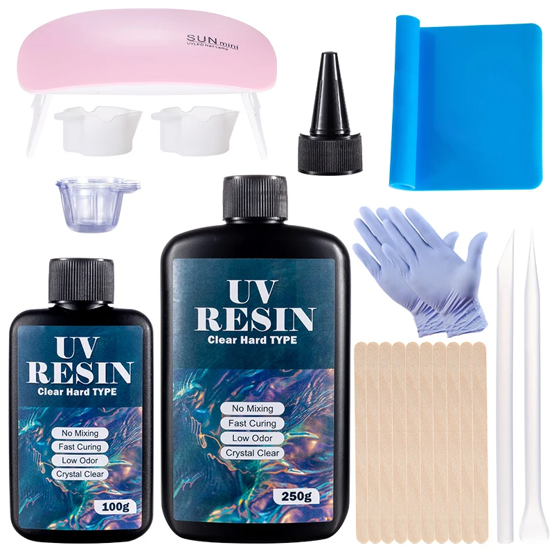 Hard UV Resin Glue Kit Fast Cu - Jewelry Making Techniques avis et prix