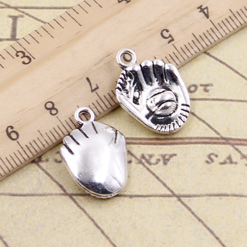 10pcs 3colors Charms Baseball  - Jewelry Making Gloves avis et prix