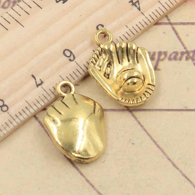 10pcs 3colors Charms Baseball  - Jewelry Making Gloves avis et prix