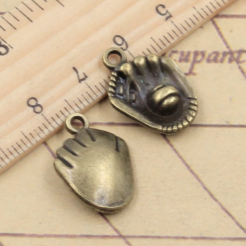 10pcs 3colors Charms Baseball  - Jewelry Making Gloves avis et prix