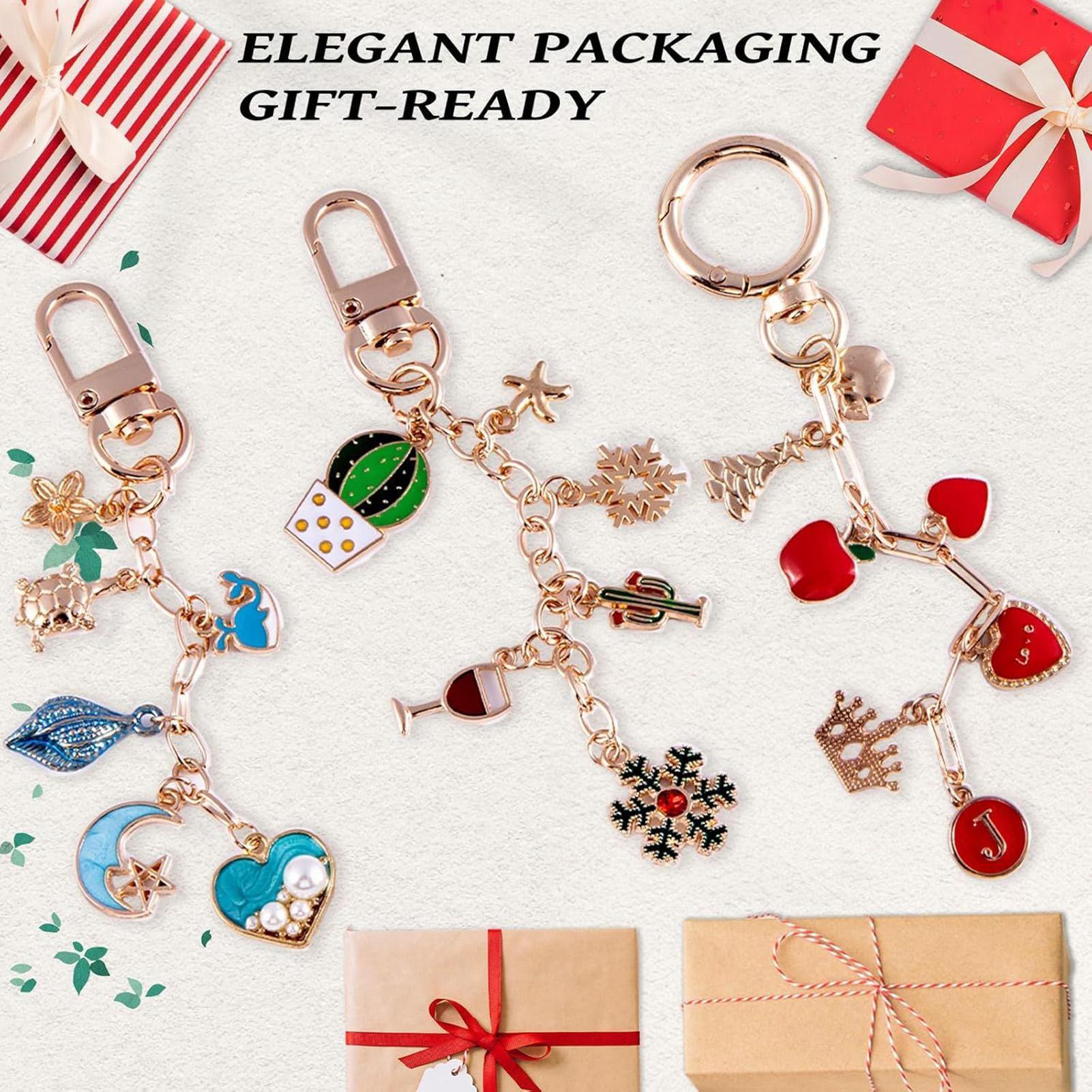 325 Pieces Bag Charm Keychain  - Jewelry Making Party For Adults avis et prix