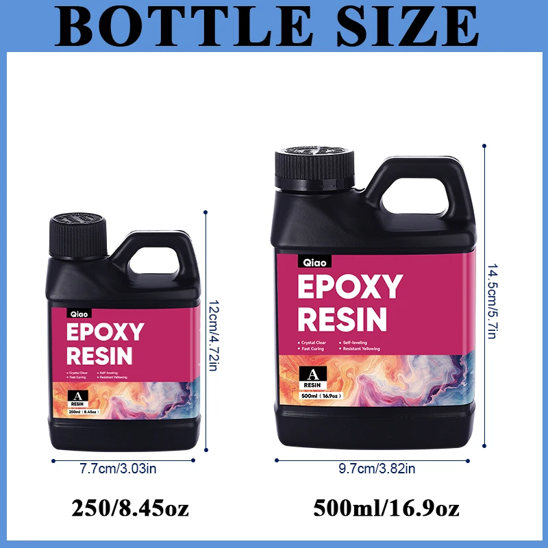 500ml/1000ml Epoxy Resin Kit C - Crystal Bead Mix avis et prix