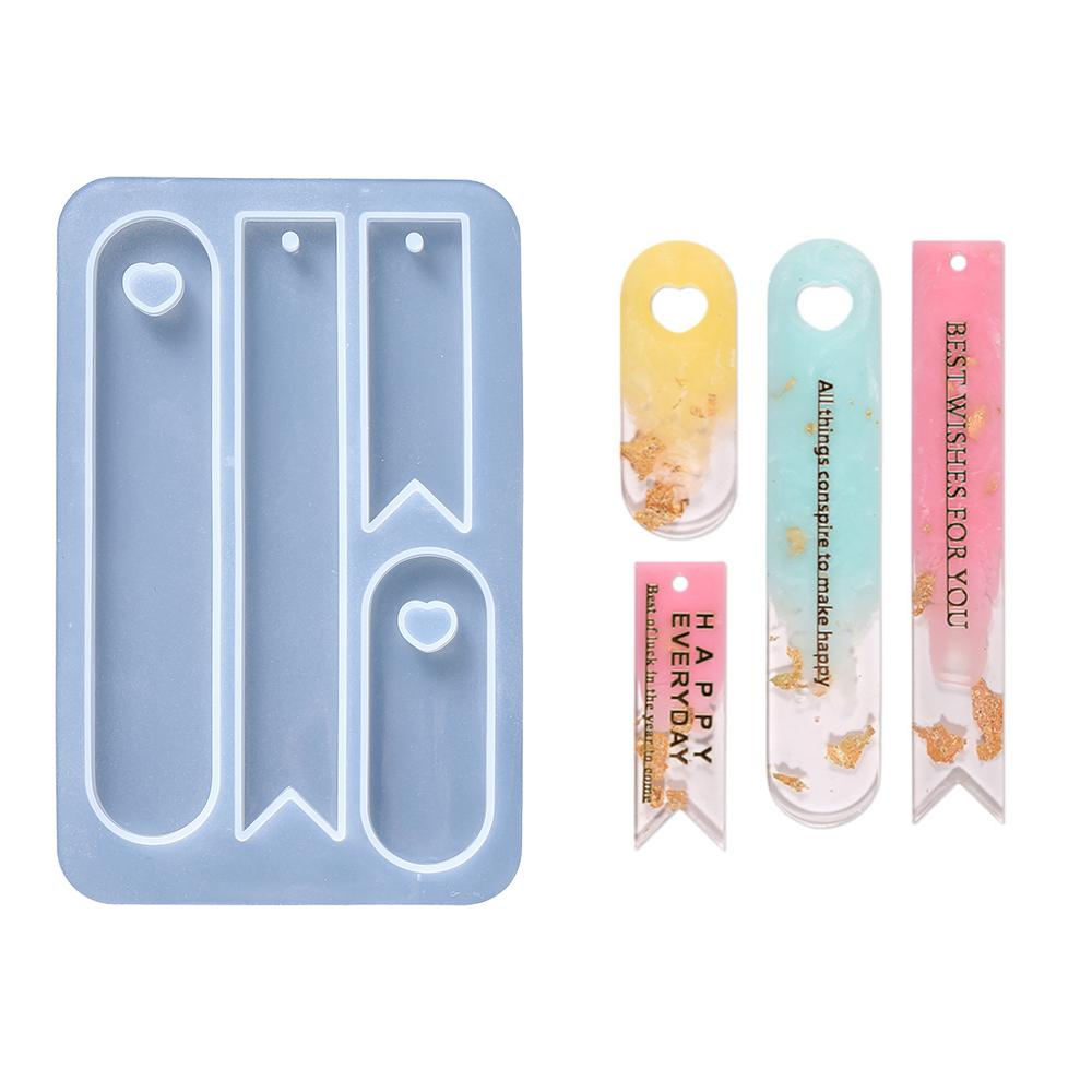Oval Bookmark Silicone Mold He - Jewelry Making Books avis et prix