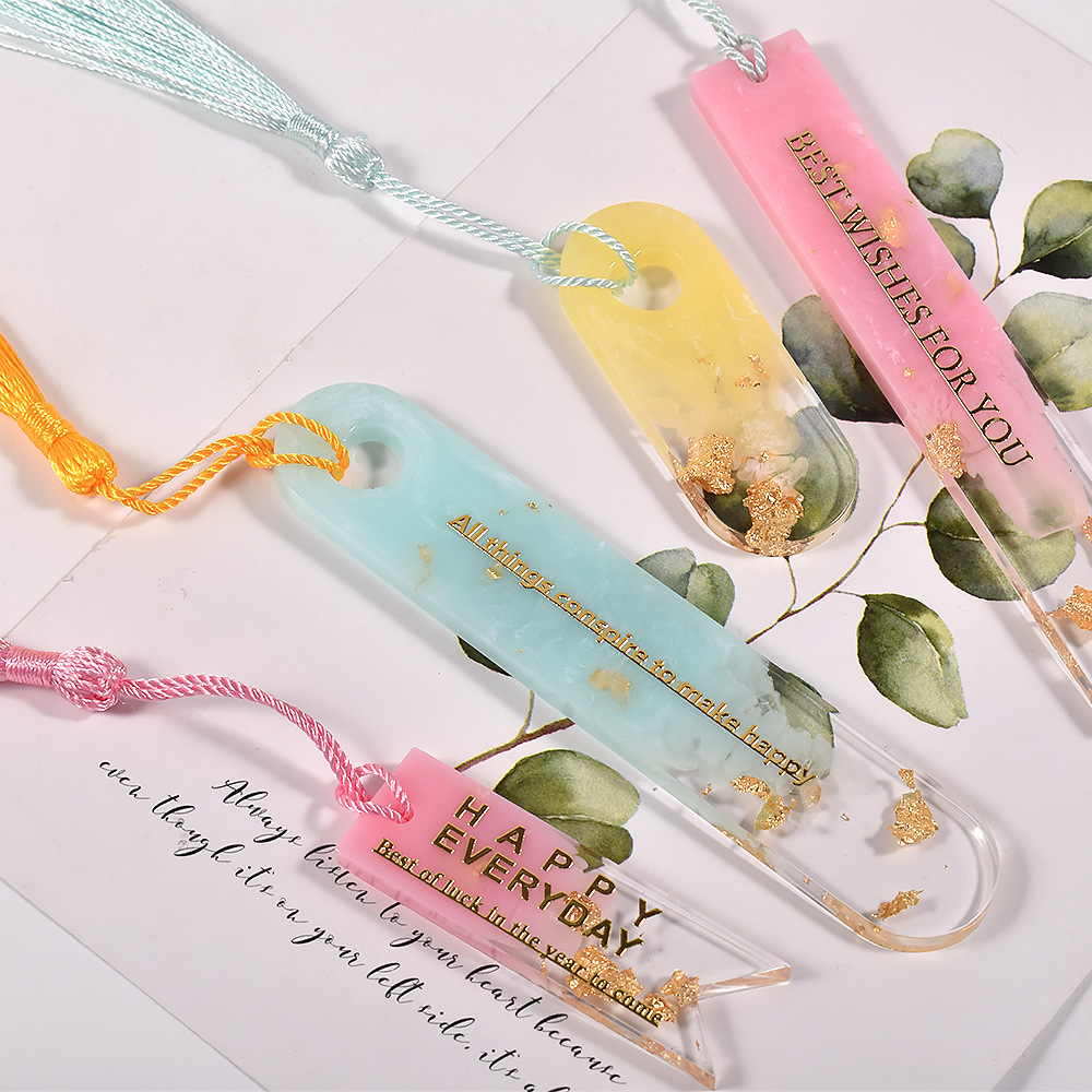 Oval Bookmark Silicone Mold He - Jewelry Making Books avis et prix