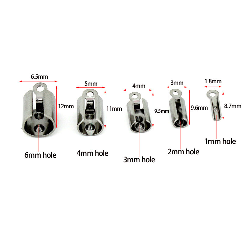 30-50pcs Stainless Steel Crimp - Jewelry Making Supplies avis et prix