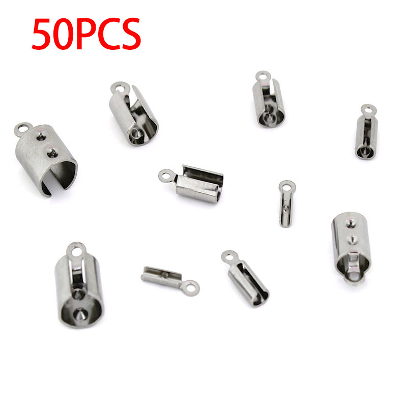 30-50pcs Stainless Steel Crimp - Jewelry Making Supplies avis et prix