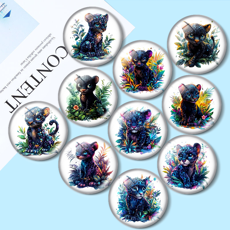 Black Panther Clipart 10pcs Co - Jewelry Making Drawing avis et prix