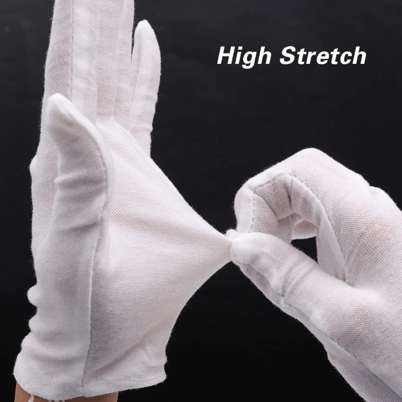 1-20pairs White Cotton Work Gl - Jewelry Making Gloves avis et prix