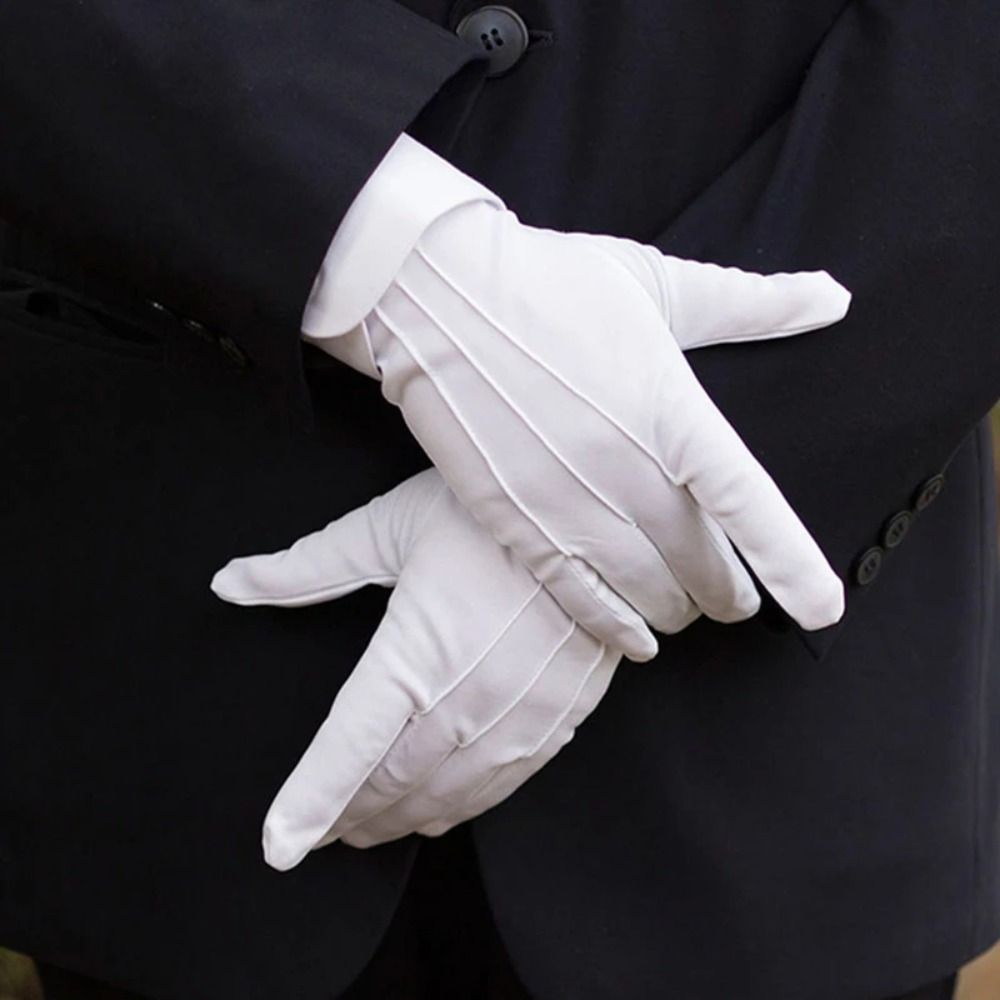 New Soft White Cotton Gloves H - Jewelry Making Gloves avis et prix