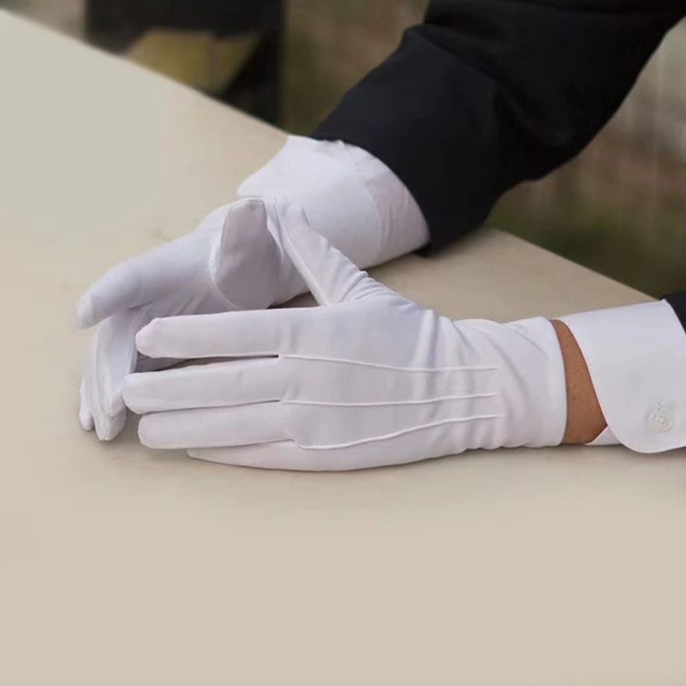 New Soft White Cotton Gloves H - Jewelry Making Gloves avis et prix