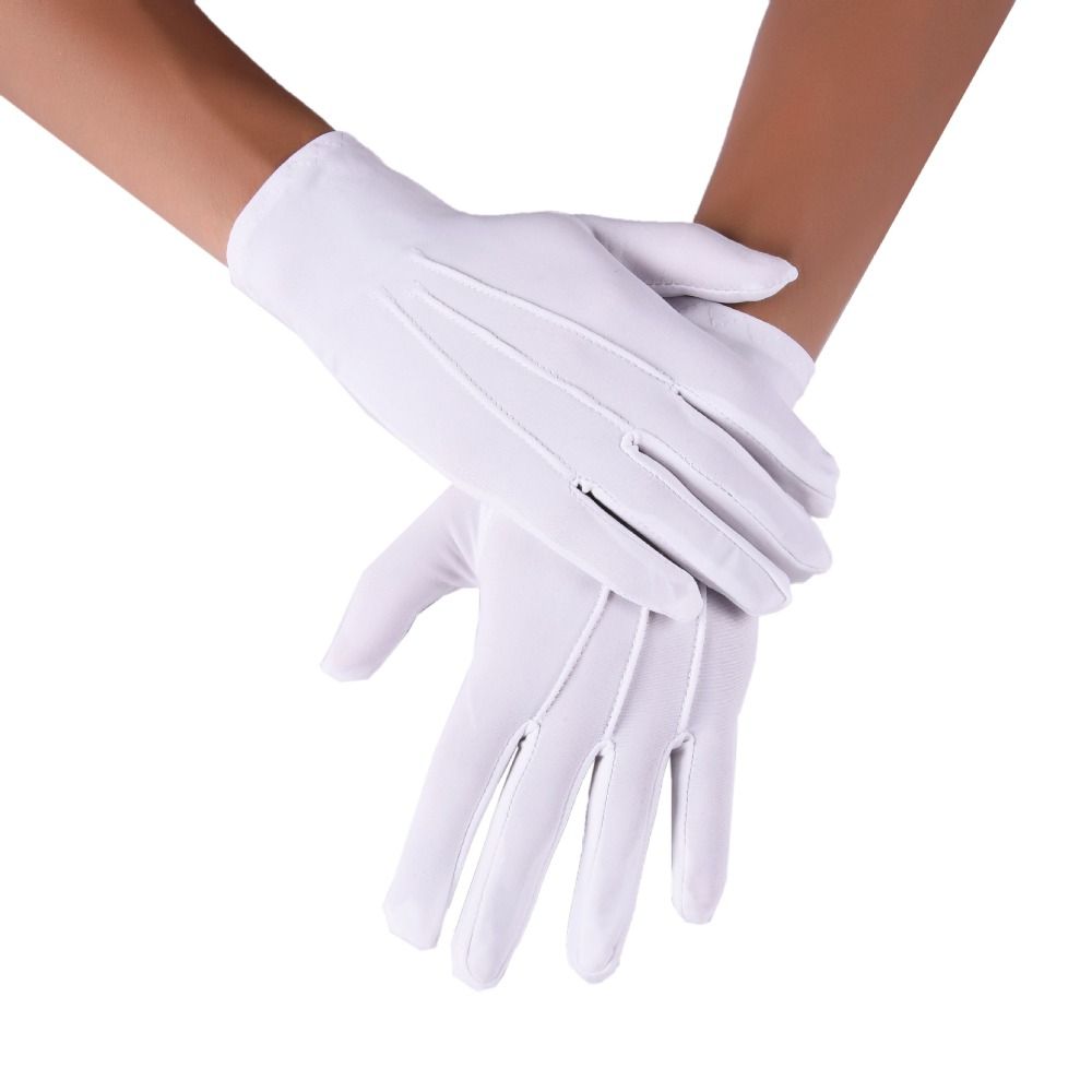New Soft White Cotton Gloves H - Jewelry Making Gloves avis et prix