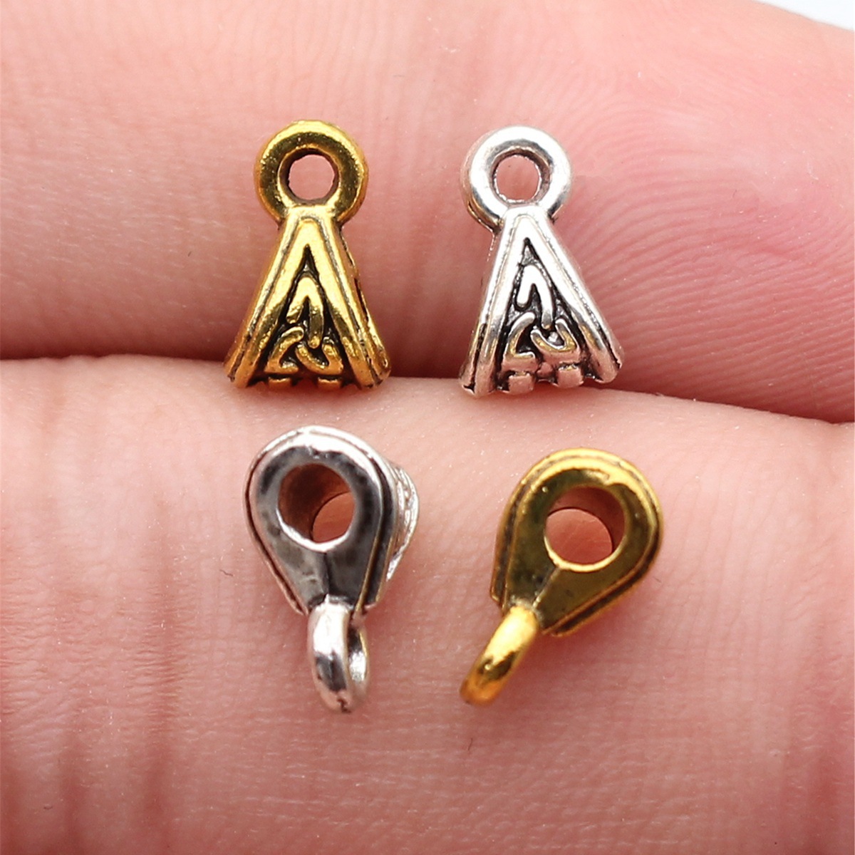 Double Hollow Heart Large Hole - Jewelry Making Supplies avis et prix