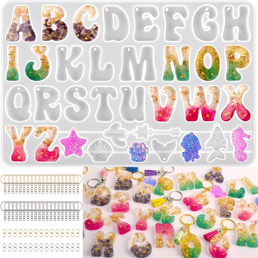 Alphabet Silicone Mold for Epo - Jewelry Making Techniques avis et prix