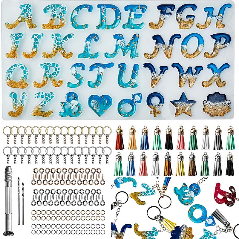 Alphabet Silicone Mold for Epo - Jewelry Making Techniques avis et prix