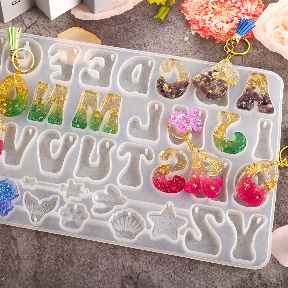 Alphabet Silicone Mold for Epo - Jewelry Making Techniques avis et prix