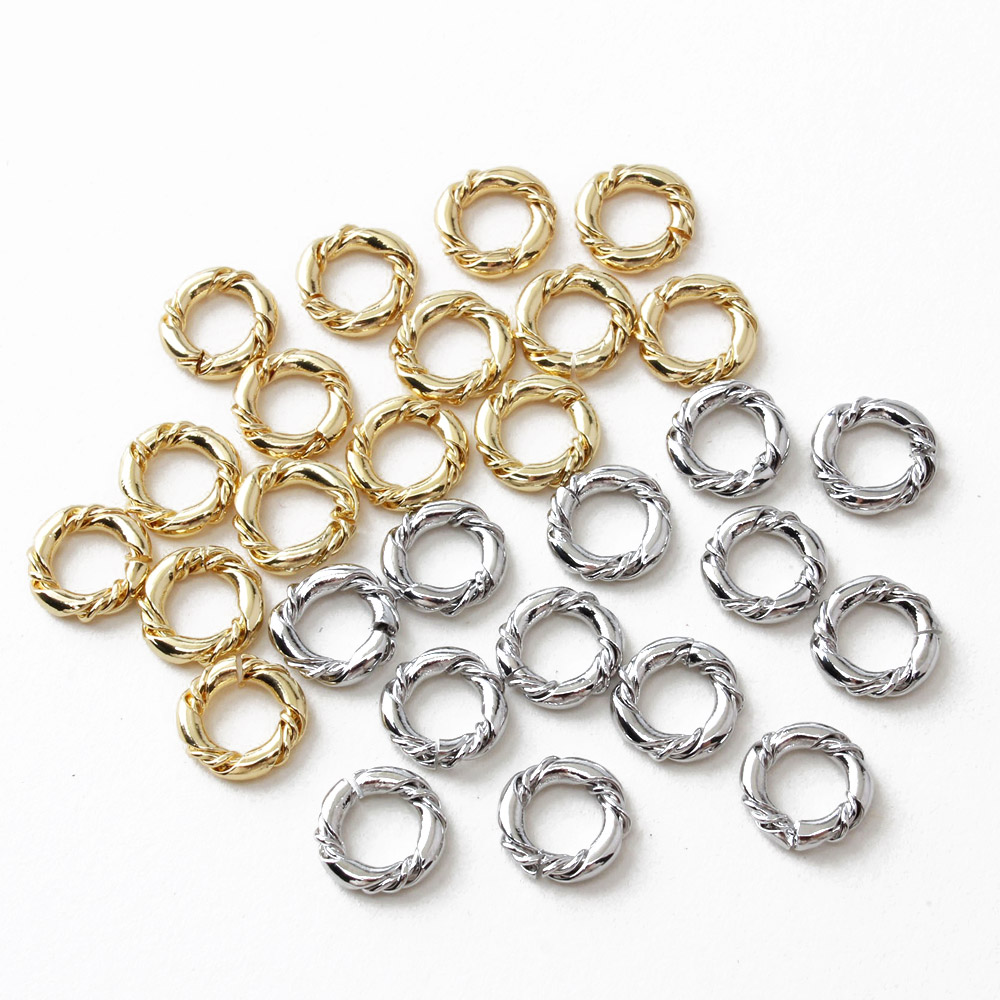 10PCS 18K Gold Plated 8mm open - Jewelry Making Ring Tool avis et prix