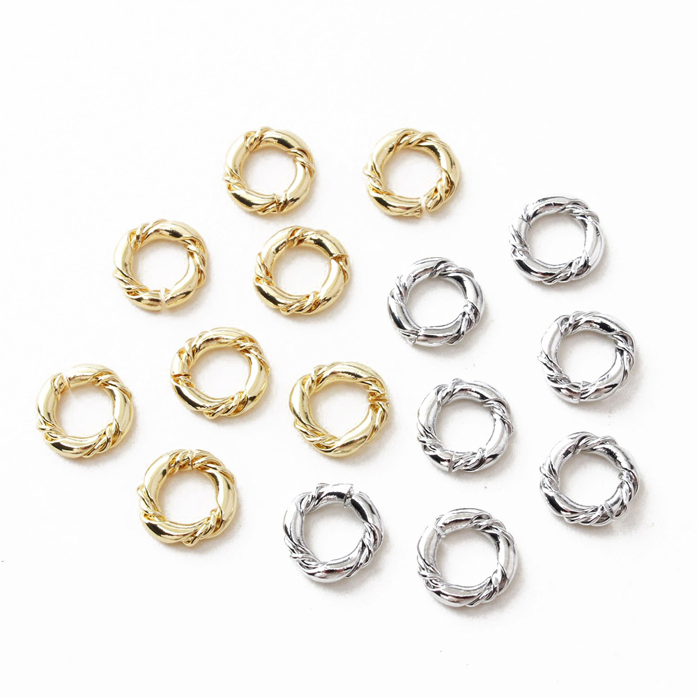 10PCS 18K Gold Plated 8mm open - Jewelry Making Ring Tool avis et prix
