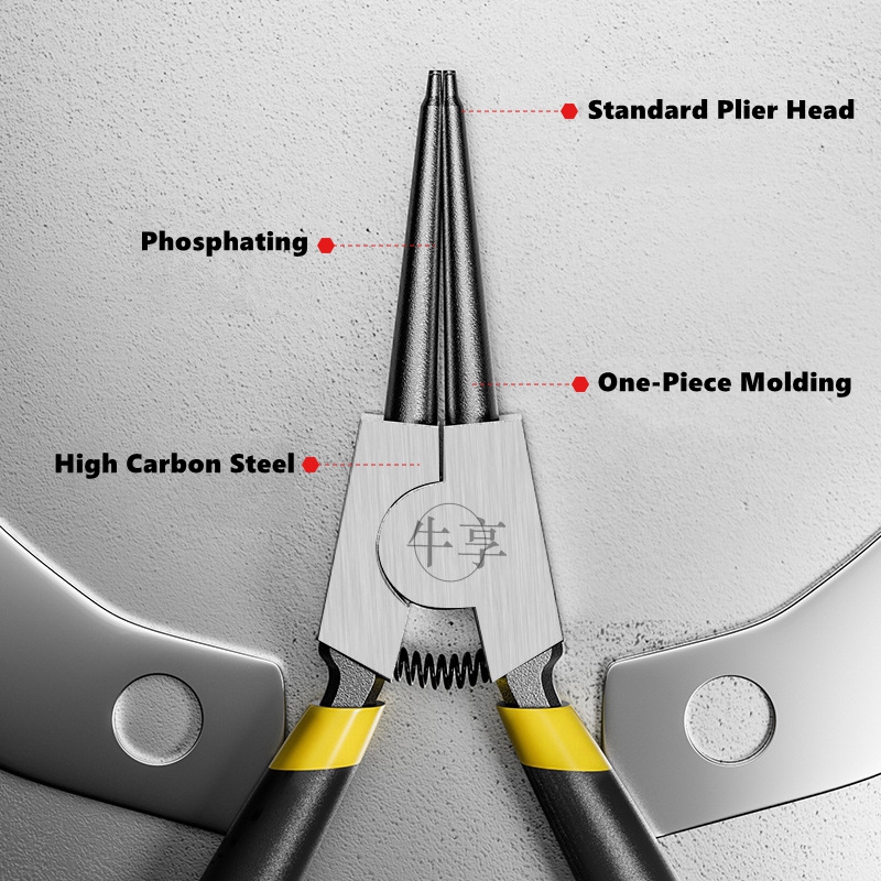 6/7 inch 4pcs/set Circlip Plie - Jewelry Making Needle Nose Pliers avis et prix