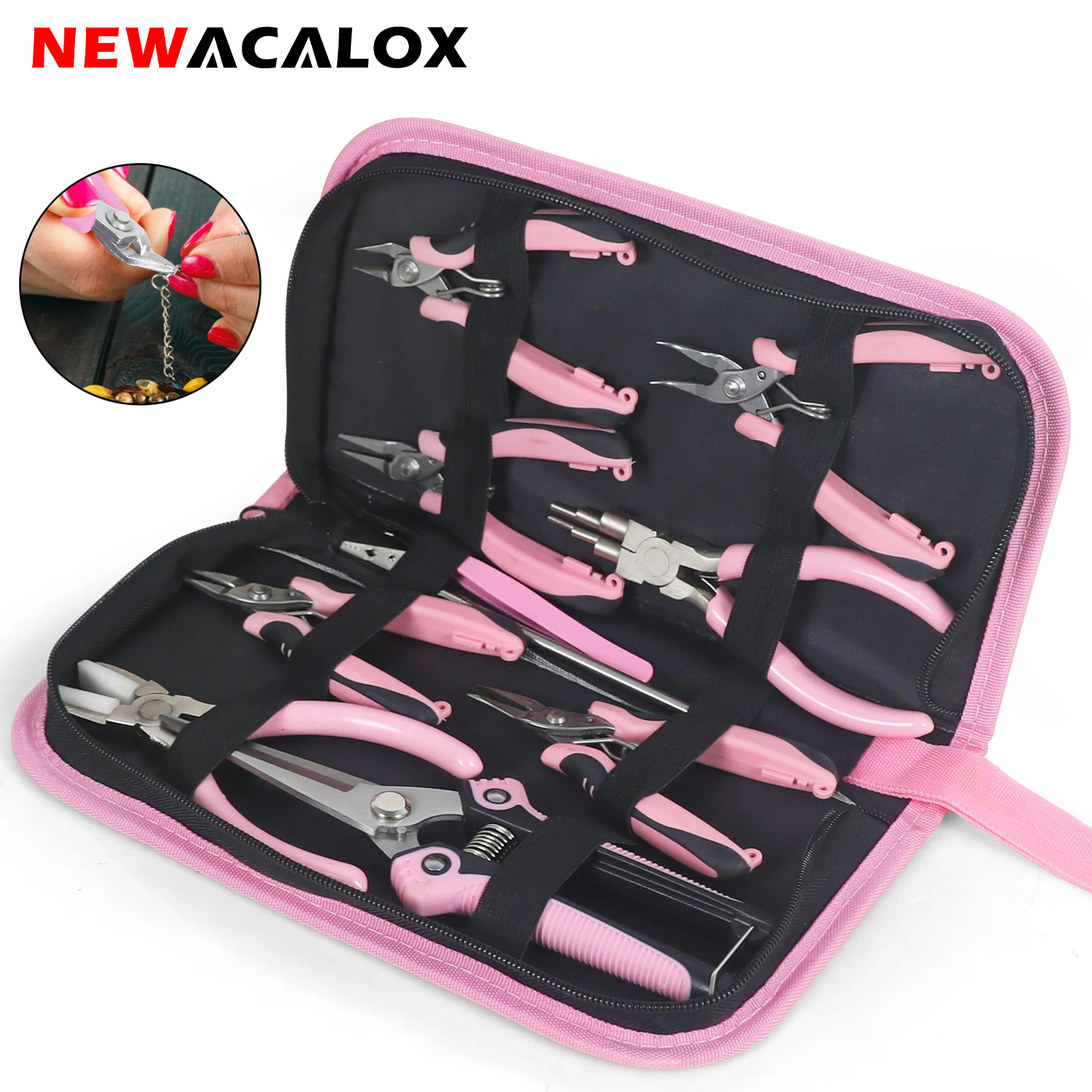 NEWACALOX Mini Jewelry Pliers  - Jewelry Making Needle Nose Pliers avis et prix
